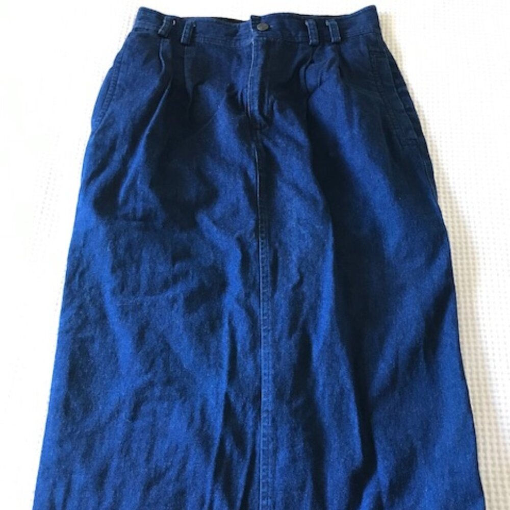Vintage Liz Clairborn Dark Denim Skirt